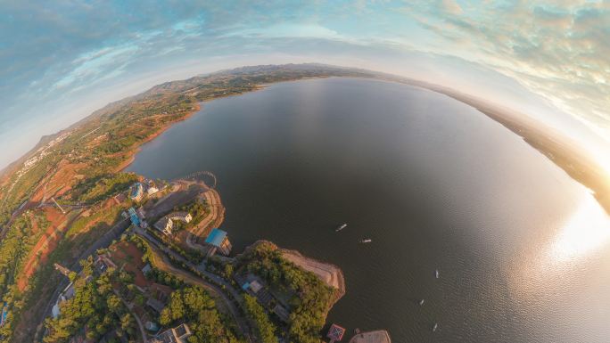 洛阳陆浑水库720VR全景4K高清