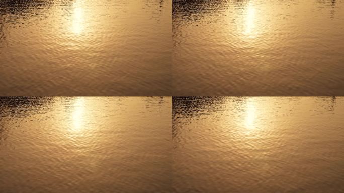 金色波光粼粼水面66