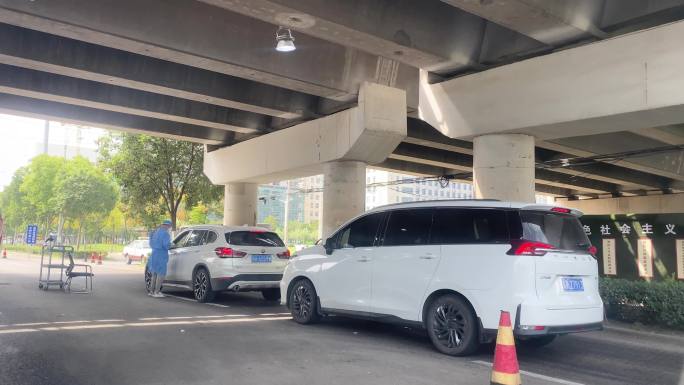 城市道路疫情防控测温检查行程码健康码