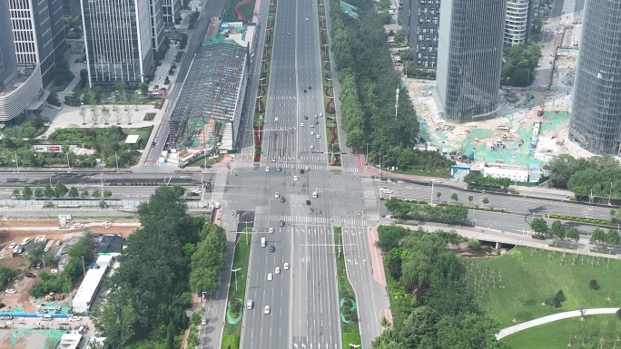 4K 航拍 济南 城市空境