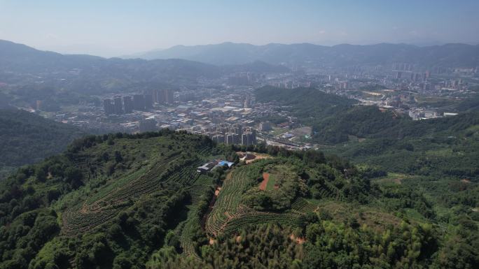 福建福安市区航拍