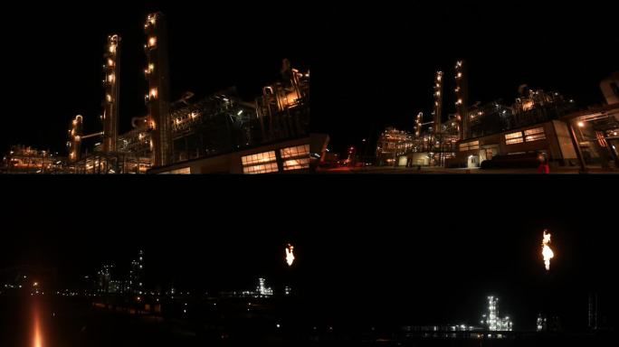化工厂夜景