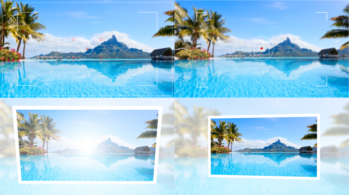 【2款无插件】模拟照相机拍照4KAE模板