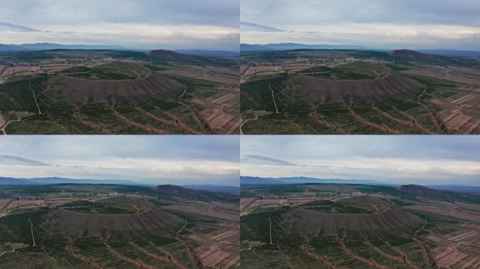 山西大同火山群航拍