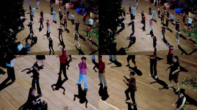 小区大妈广场舞