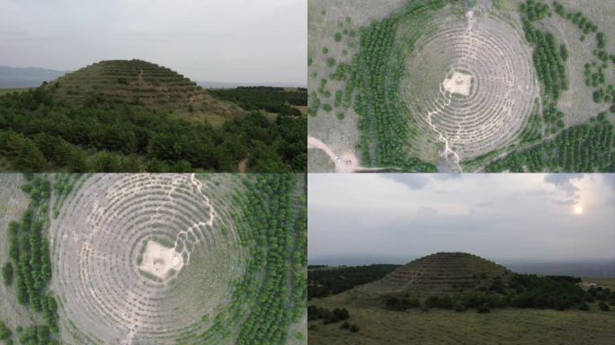 山西大同新荣区方山永固陵航拍合集