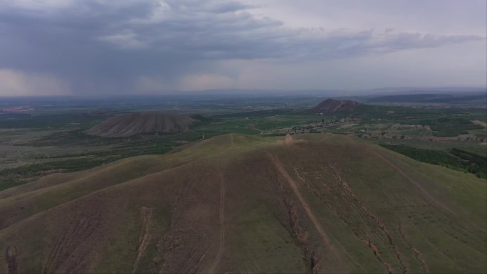 山西大同火山群黑山航拍合集