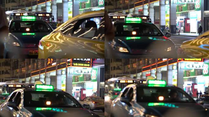 广州夜景出租车