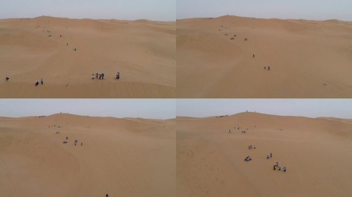 沙漠徒步拉练