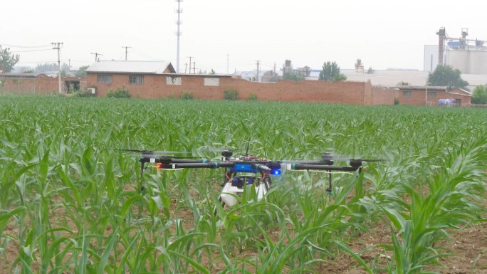 植保无人机洒农药现代农业科技 农业