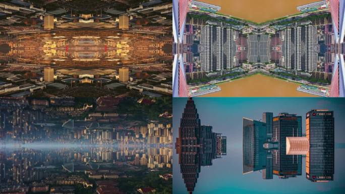 重庆 重庆风光 镜像 折叠 万花筒 地产