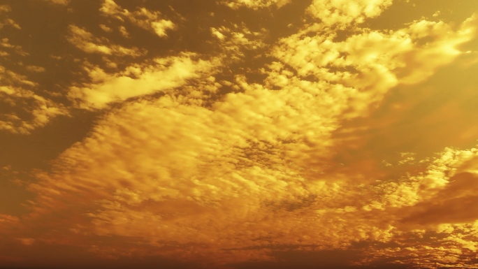 【HD天空】梦境云层梦幻金色云层温暖云絮