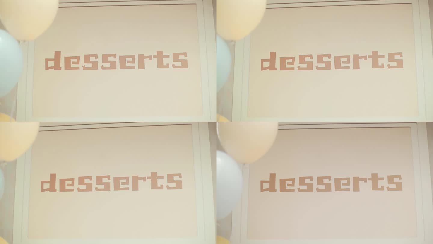 desserts 英文字