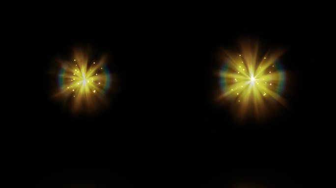 游戏合成爆开彩虹金光粒子炸裂动效
