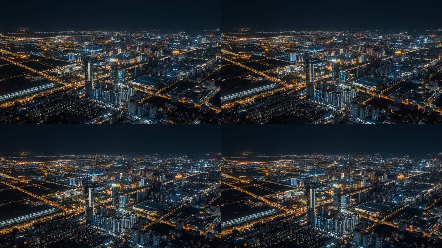 银川城市夜景北京路