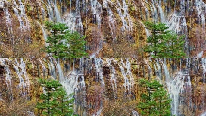 4K白马沙棘沟瀑布