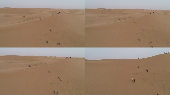 沙漠徒步拉练