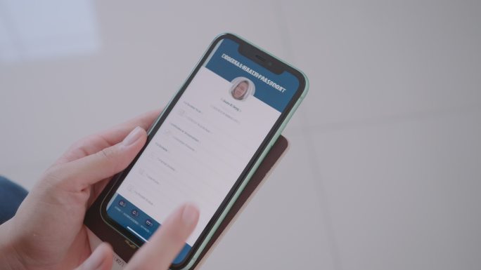 移动应用程序上的数字疫苗护照
