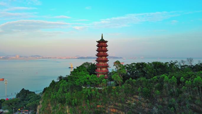 南沙天后宫 妈祖庙 南岭塔