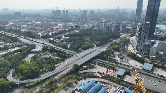 新港东路华南快速干线广州交通