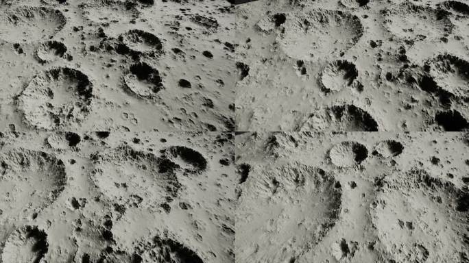 4k月球表面陨石坑③