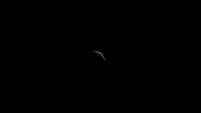 红月亮月全食延时摄影