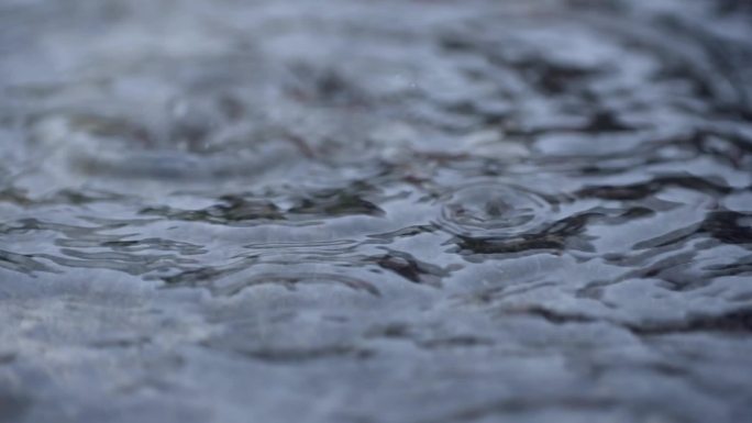 雨水氛围空镜视频素材