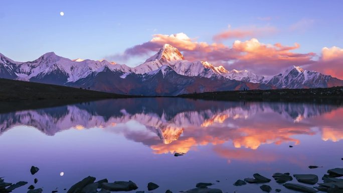 贡嘎雪山延时