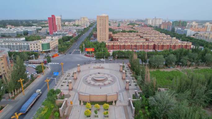 中国新疆若羌县楼兰文化园楼兰美女雕像