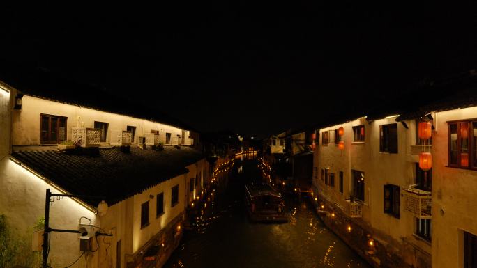 苏州山塘街夜景