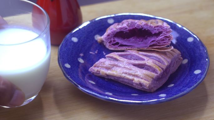 紫薯派紫薯派早餐