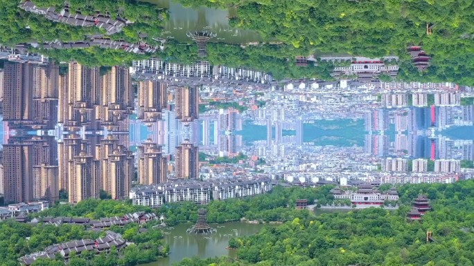 重庆 重庆风光 城市 镜像地产