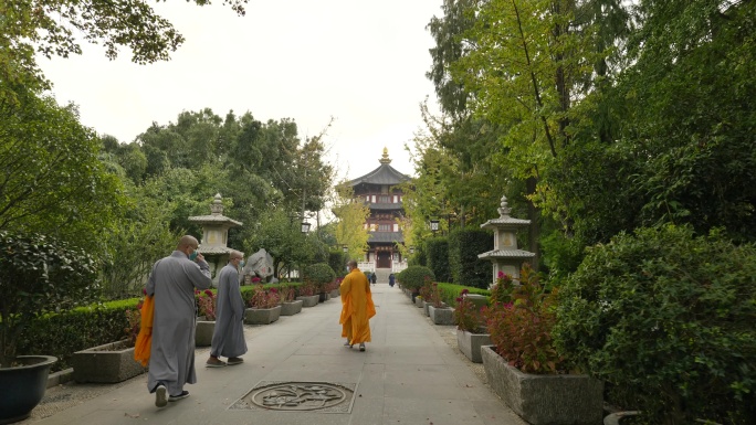 苏州寒山寺人文建筑