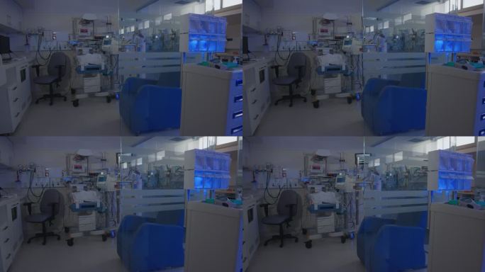 紫外线照射早产儿医院病房