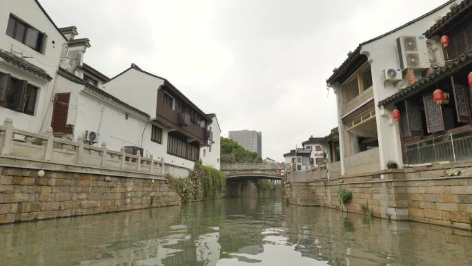 苏州七里山塘街人文建筑