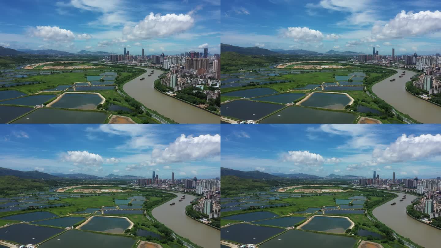 深圳河与香港米铺