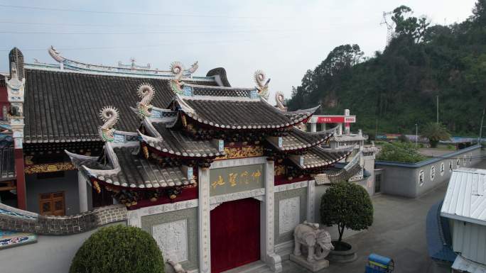 福建福安修全寺航拍