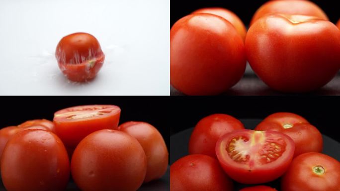 西红柿升格慢动作拍摄