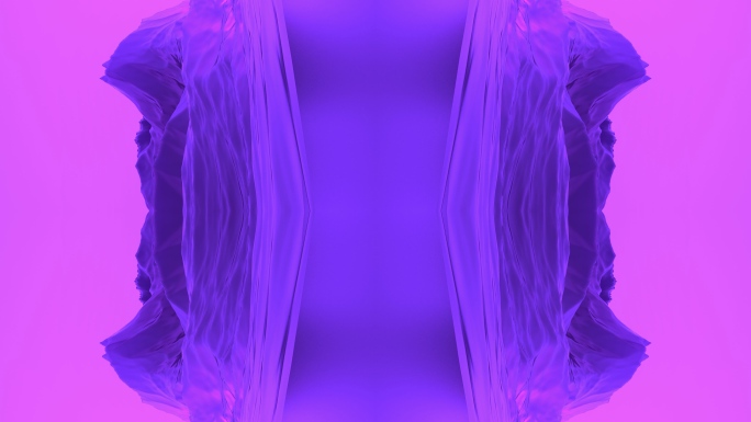 【4K时尚背景】蓝紫幻影流动艺术抽象空间