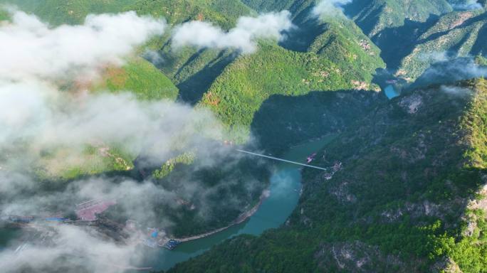 山区日出云海震撼航拍大山里的美景12