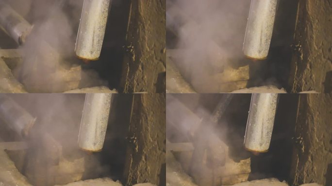 水蒸气供暖蒸汽管道