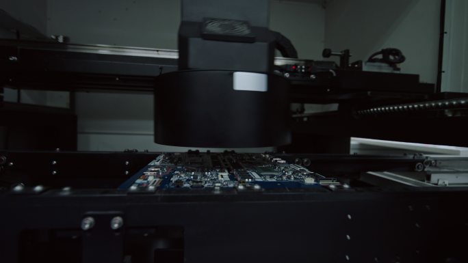 笔记本电脑主板生产流水线 激光扫描电路板