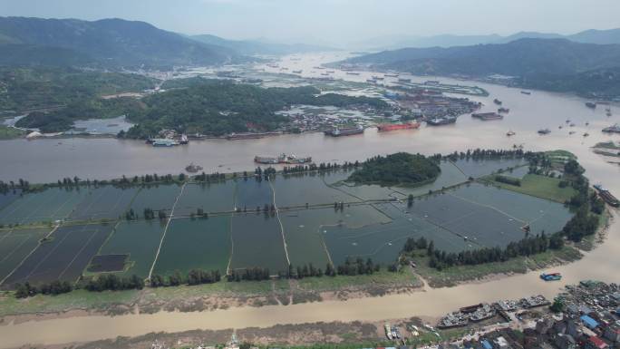 福建福安甘棠航拍