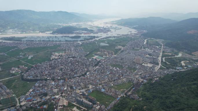 福建福安甘棠航拍