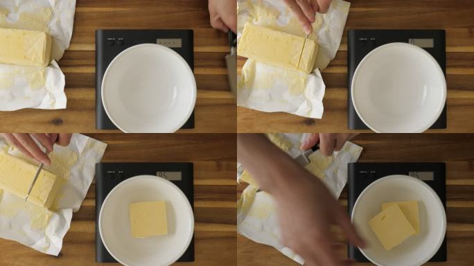 烘焙蛋糕用黄油的测量