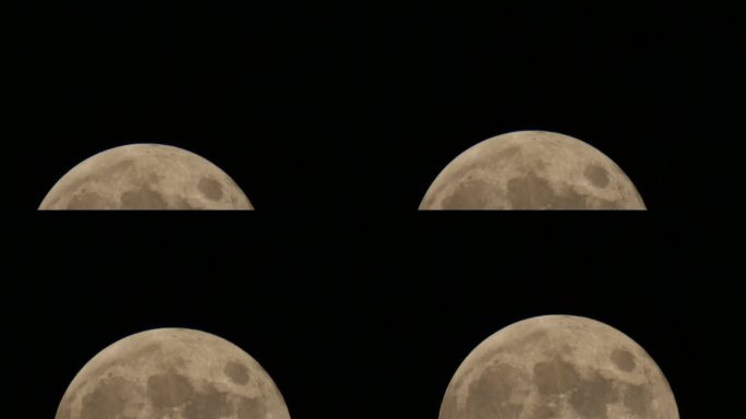 能看清楚环形山的月亮月食大月球