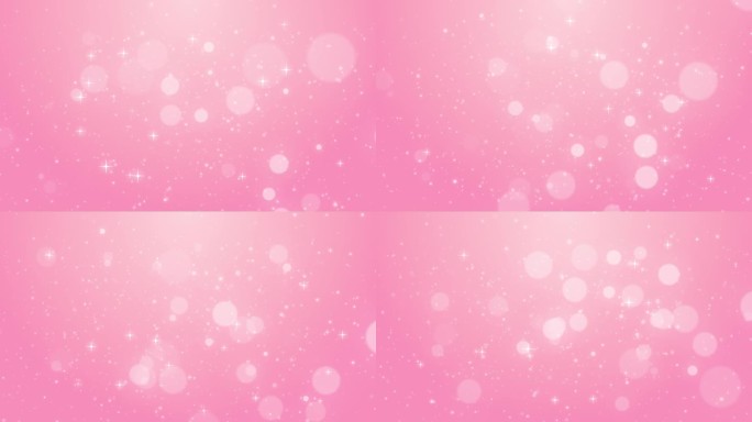 4K粉色浪漫粒子背景循环