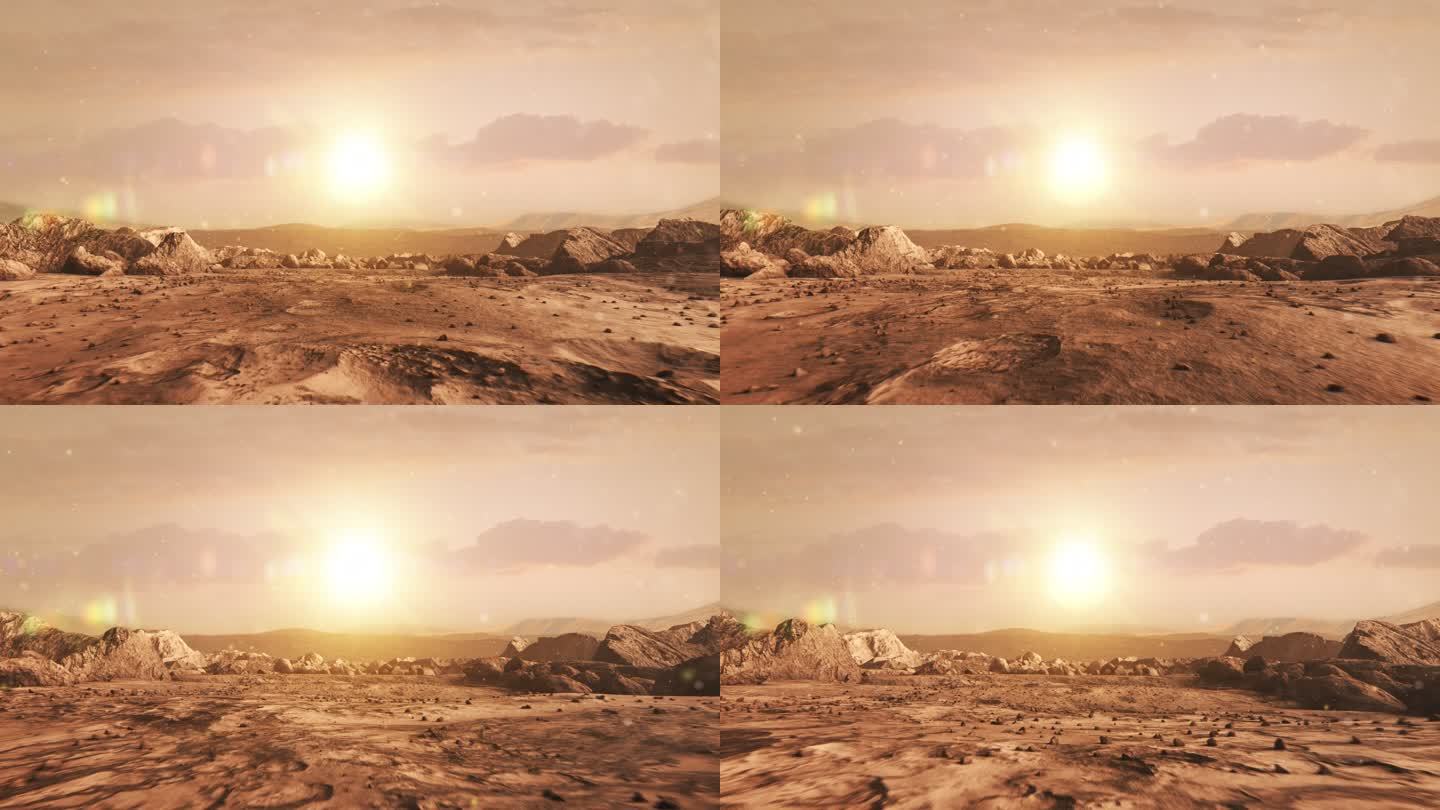火星广阔的表面火星虚拟背景宇宙星际