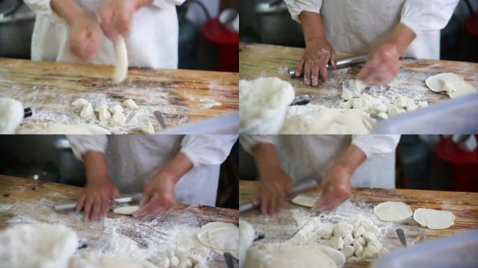 【原创】忙碌的早餐店 煎饺制作过程（上）