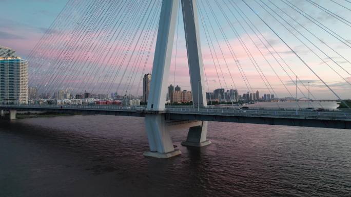 哈尔滨松浦大桥航拍